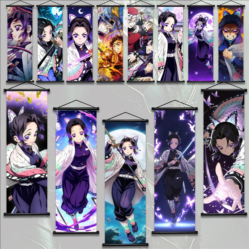 Home Textiles Products - Pergaminho de Tecido Shinobu Kocho Demon