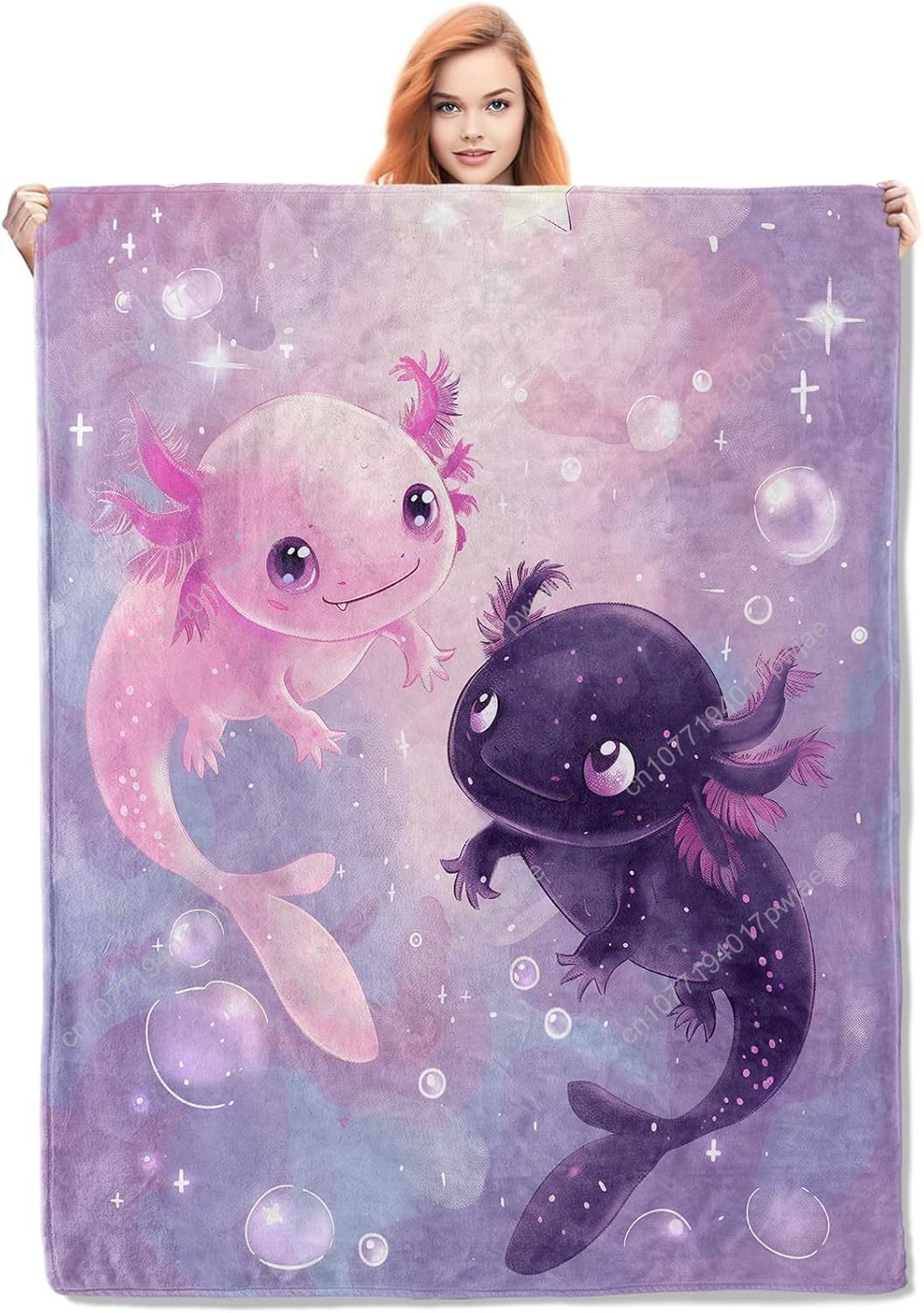 Home Textiles & Decorations - Axolotl cobertor bonito axolotls flanela lance