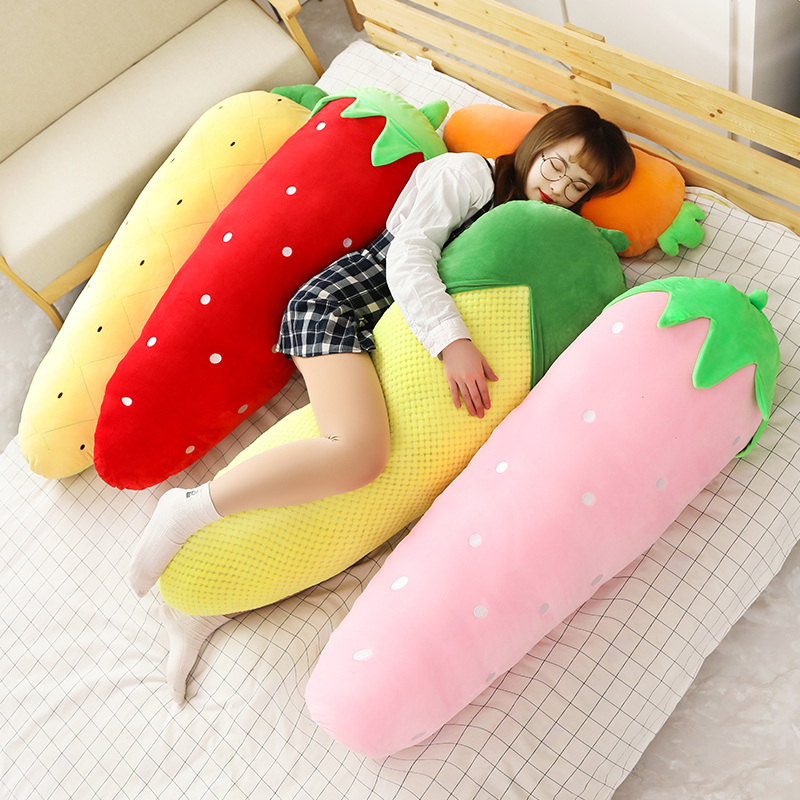 Bolster Pillow Long - 50/70/120cm frutas longas brinquedos de pelúcia