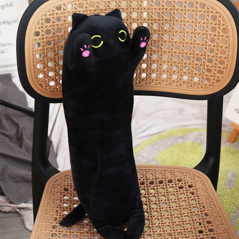 Bolster Pillow Long - Almofada de Gato de Pelúcia Longa