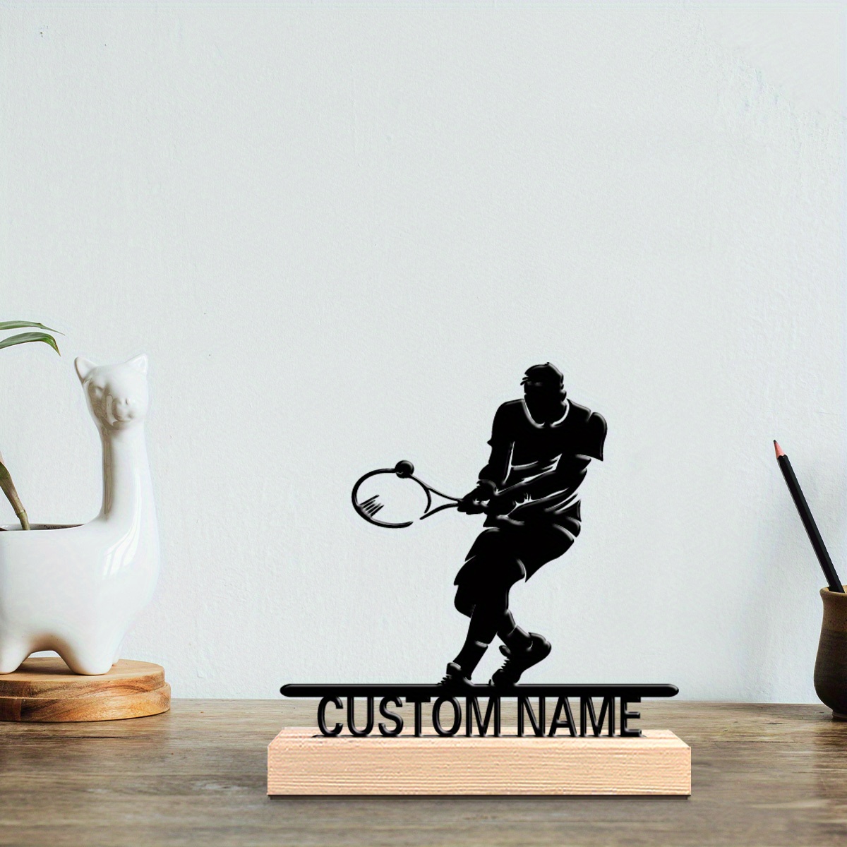 Home Textiles Products - Estátua de Metal Personalizada de Jogador