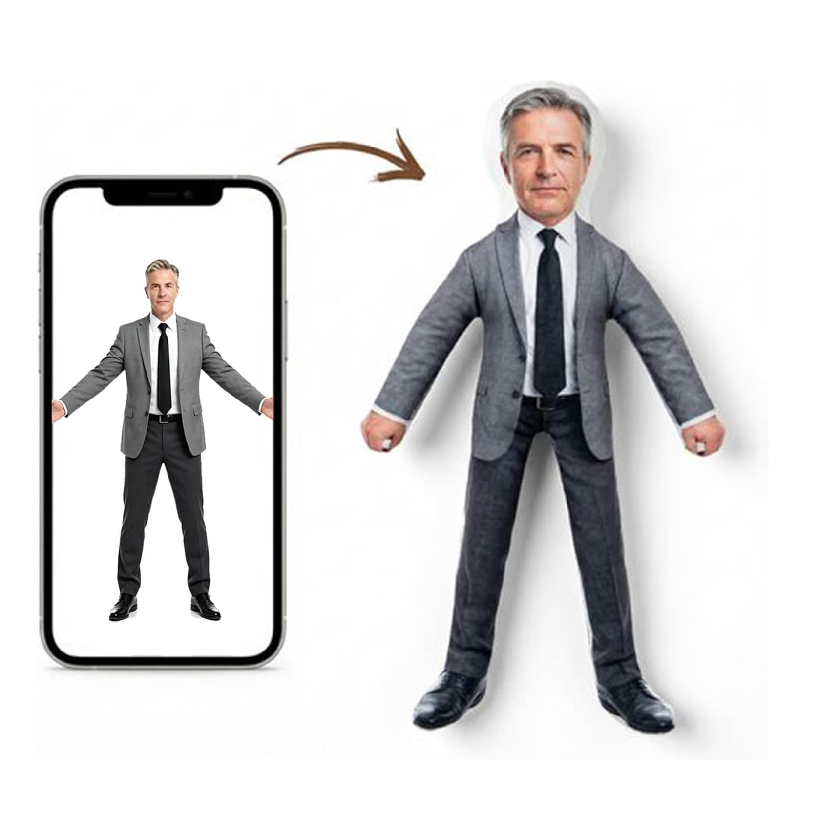 Boneco de Pelúcia Personalizáv - Home Textiles & Decorations avaliação e preço