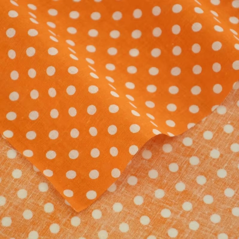 50x150cm branco laranja bolinh - Home Textiles Products avaliação e preço