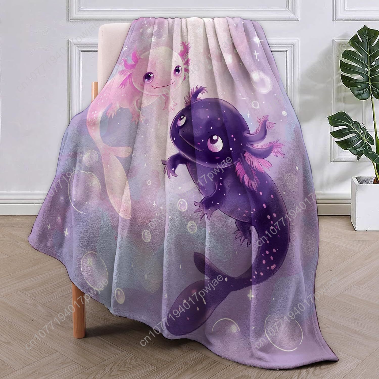 Axolotl cobertor bonito axolot - Home Textiles & Decorations avaliação e preço