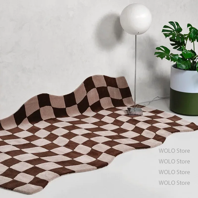 Nordic sala de estar decoração - Home Textiles Plaid avaliação e preço