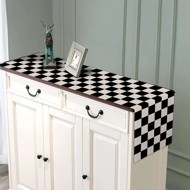 Corredor De Mesa Listrado De L - Home Textiles Plaid avaliação e preço