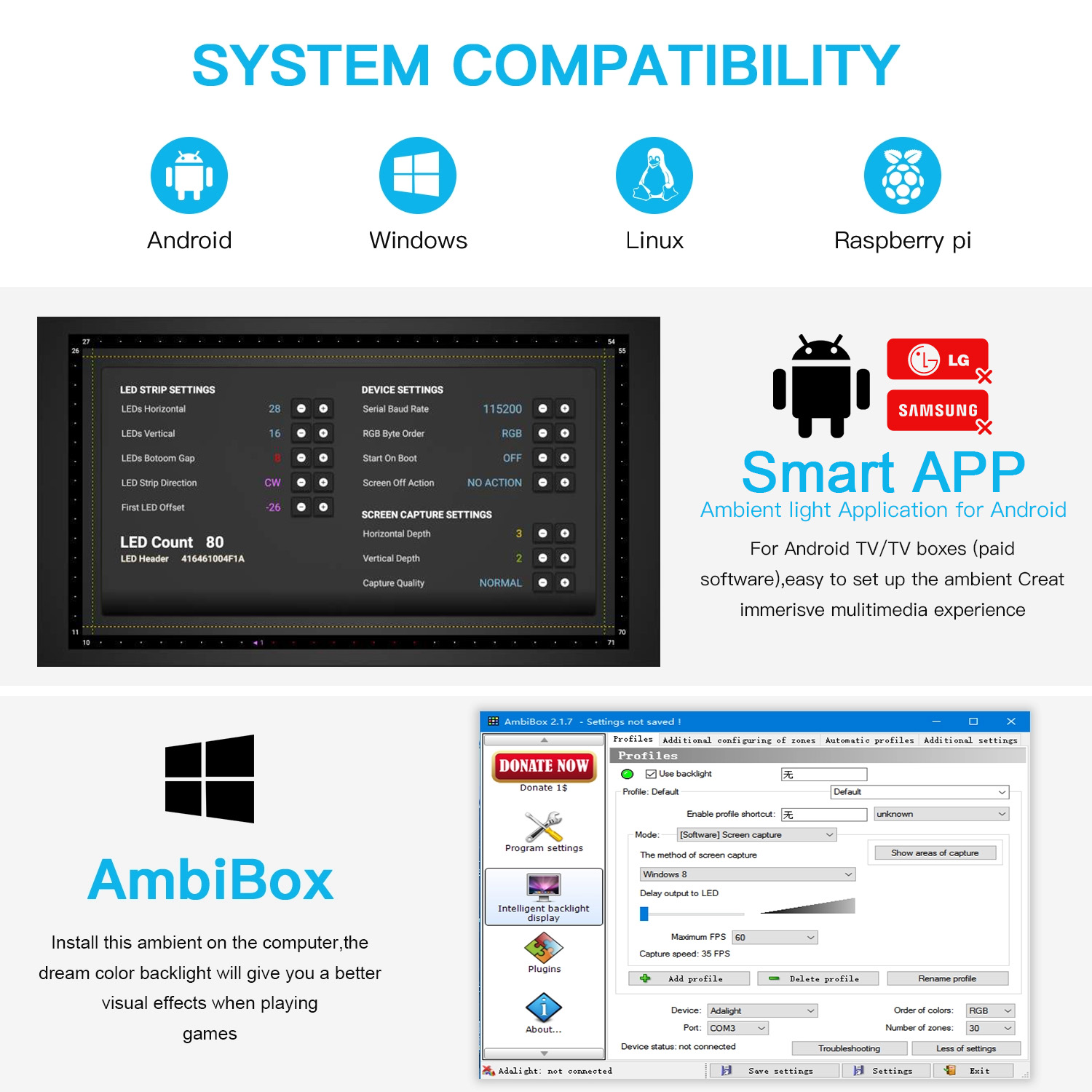 Diy ambiente tv pc tela de son - Philips Bulb Hue avaliação e preço
