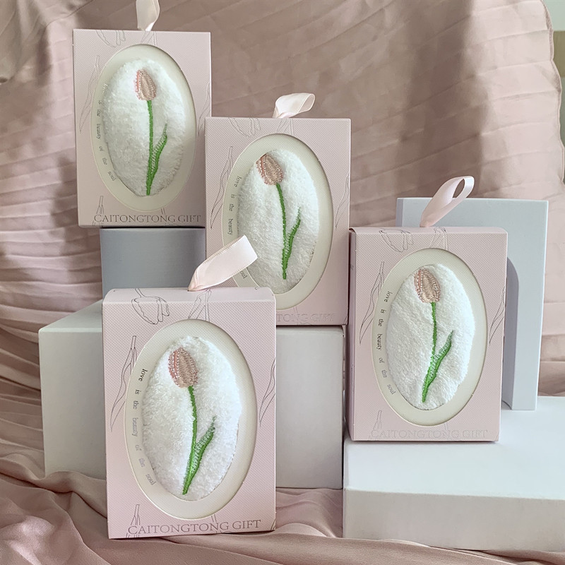Toalha de Mão Bordada com Tuli - Home Textiles Towel Set avaliação e preço