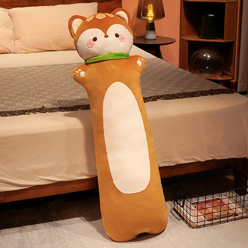 Cute Stuffed Animal Sleeping P - Bolster Pillow Long avaliação e preço