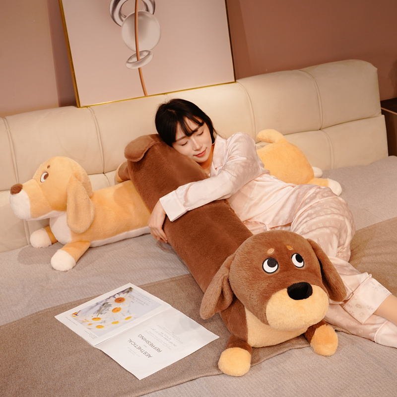 80cm novo huggable dachshund b - Bolster Pillow Long avaliação e preço