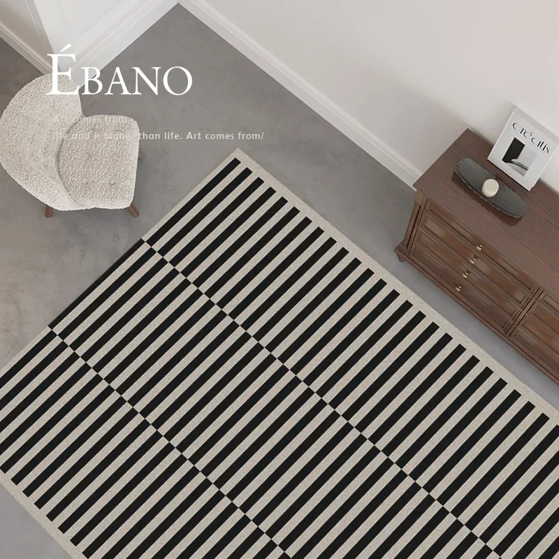Clássico retro preto branco li - Home Textiles Plaid avaliação e preço